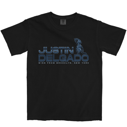 JUSTIN DELGADO RETRO BLACK TEE