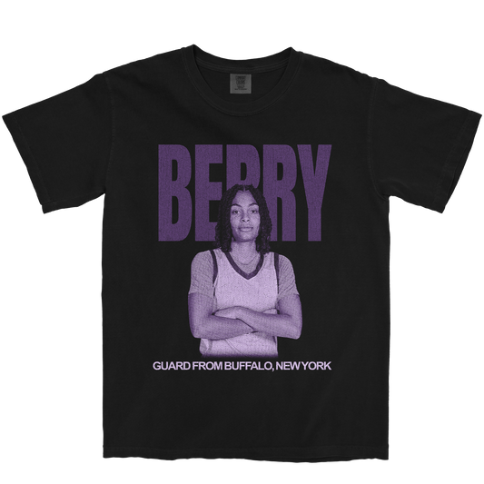 KIMORA BERRY VINTAGE BLACK TEE