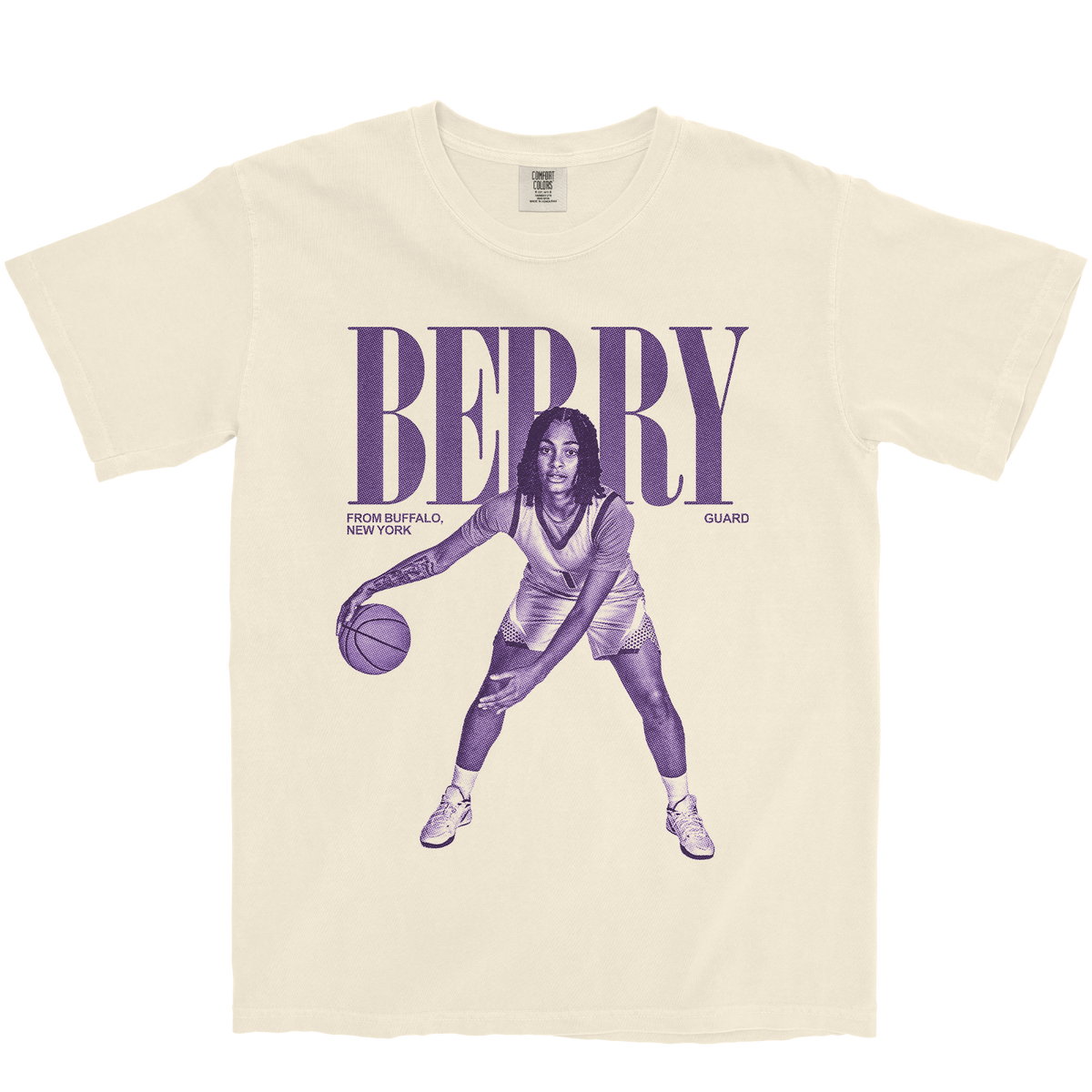 KIMORA BERRY VINTAGE IVORY TEE