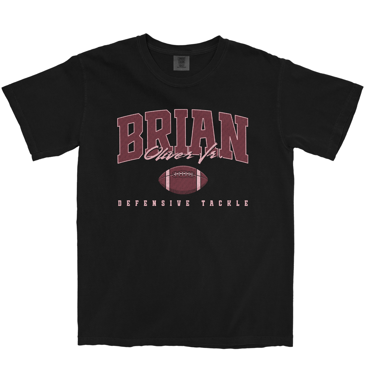 BRIAN OLIVER JR. RETRO BLACK TEE