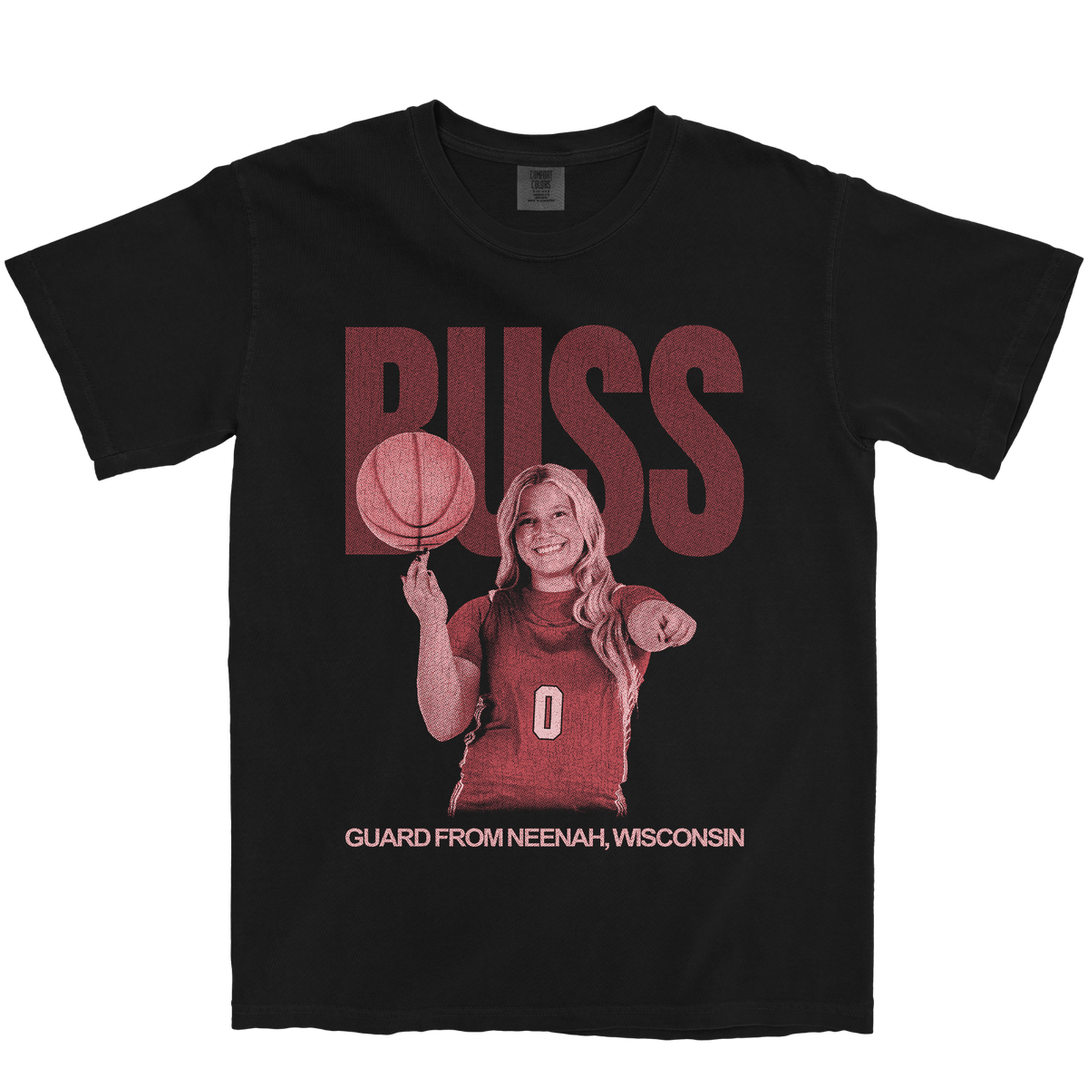 ELLIE BUSS VINTAGE BLACK TEE