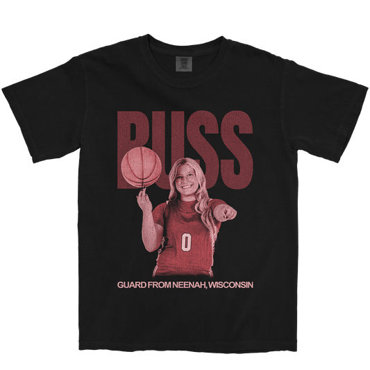 ELLIE BUSS VINTAGE BLACK TEE