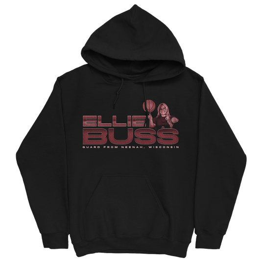 ELLIE BUSS RETRO BLACK HOODIE