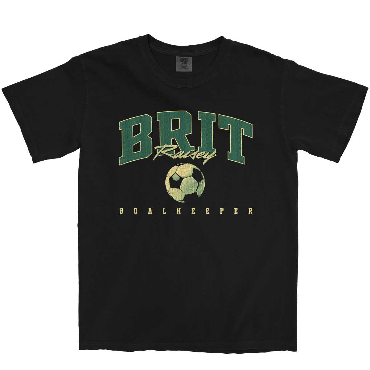 BRIT RAISEY RETRO BLACK TEE