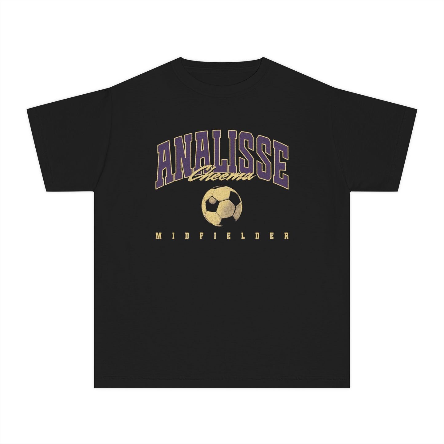 ANALISSE CHEEMA RETRO YOUTH BLACK TEE