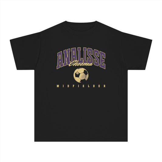 ANALISSE CHEEMA RETRO YOUTH BLACK TEE