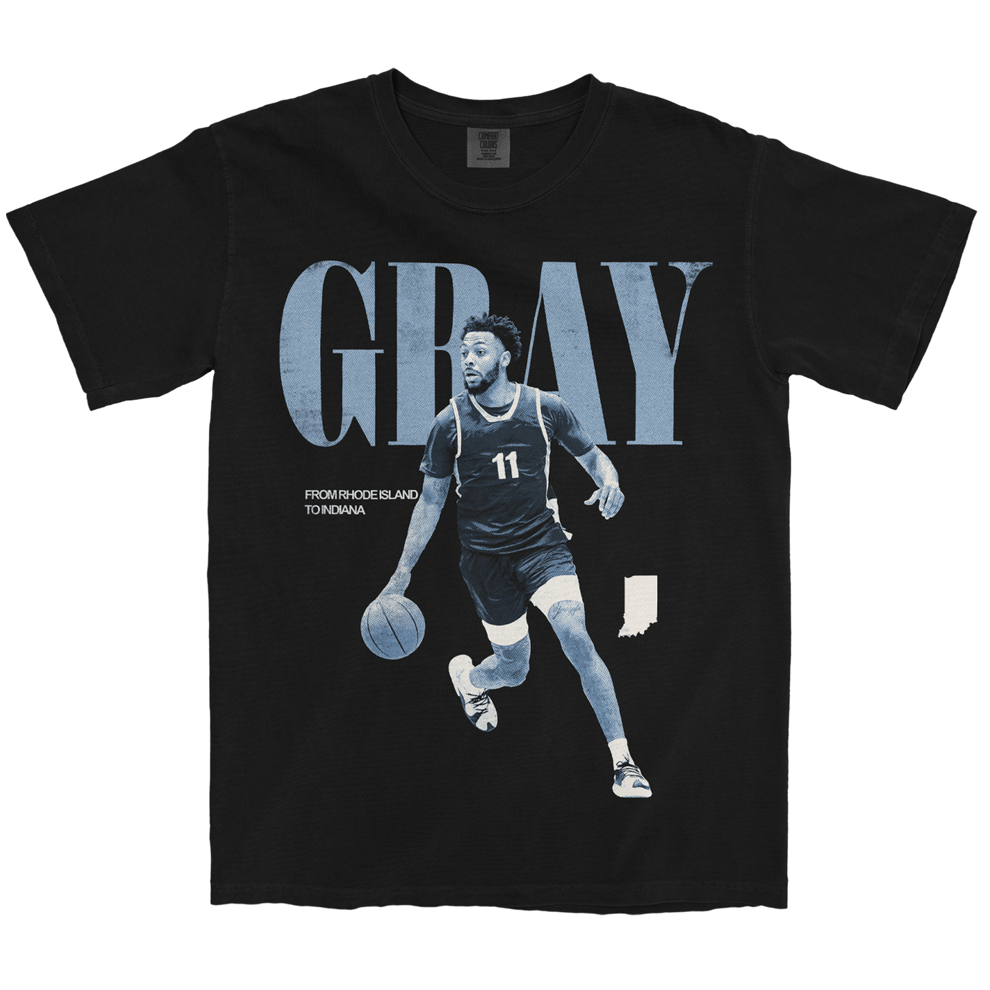 AARON GRAY VINTAGE BLACK TEE