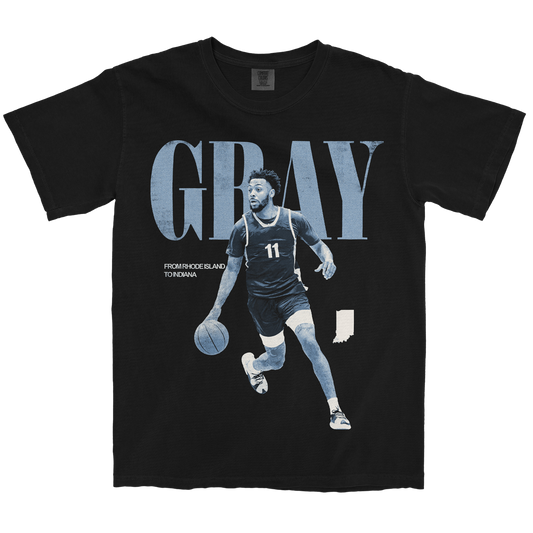 AARON GRAY VINTAGE BLACK TEE