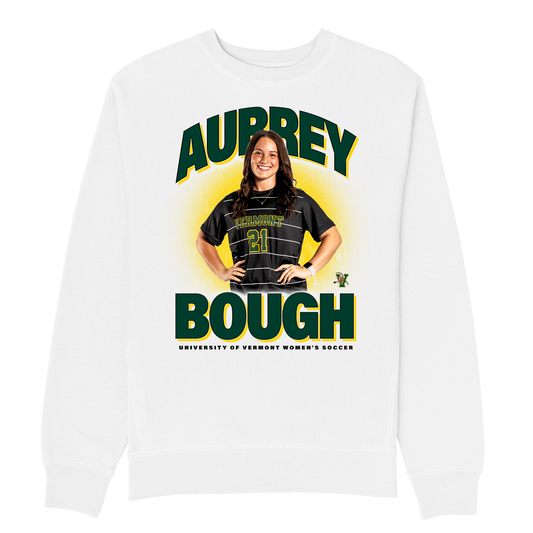AUBREY BOUGH HEAVYWEIGHT WHITE CREWNECK