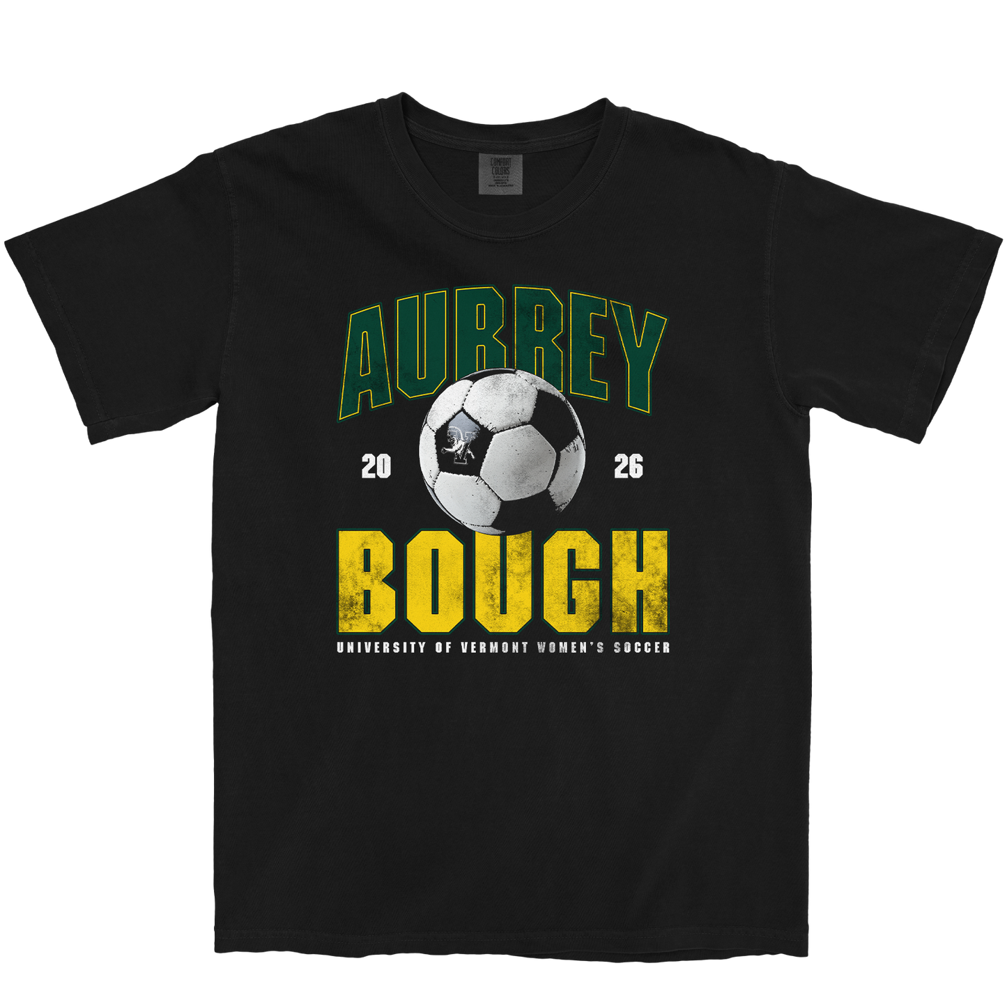 AUBREY BOUGH SOCCER BLACK TEE