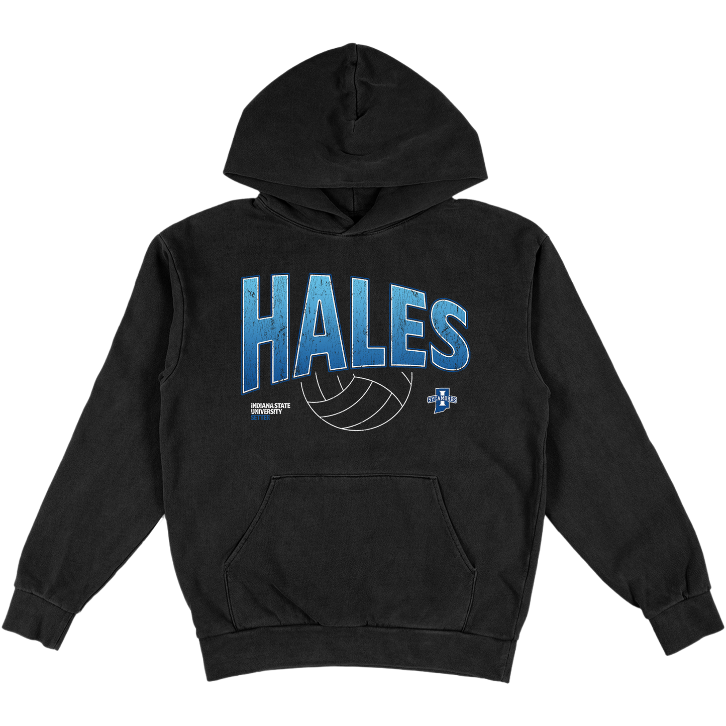 AVERY HALES HEAVYWEIGHT BLACK HOODIE