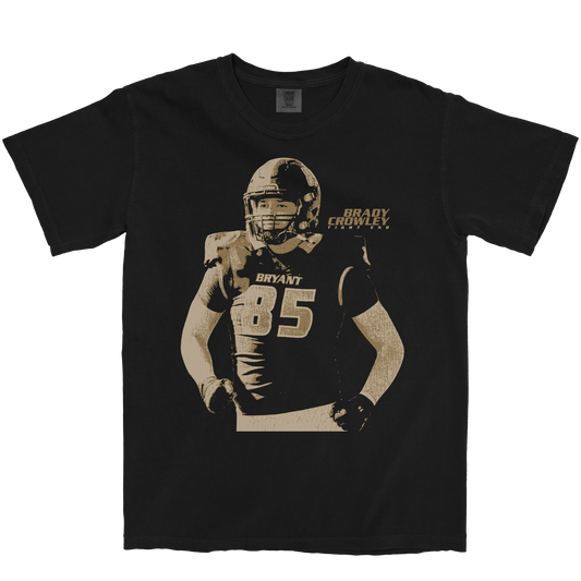 BRADY CROWLEY GRUNGE BLACK TEE