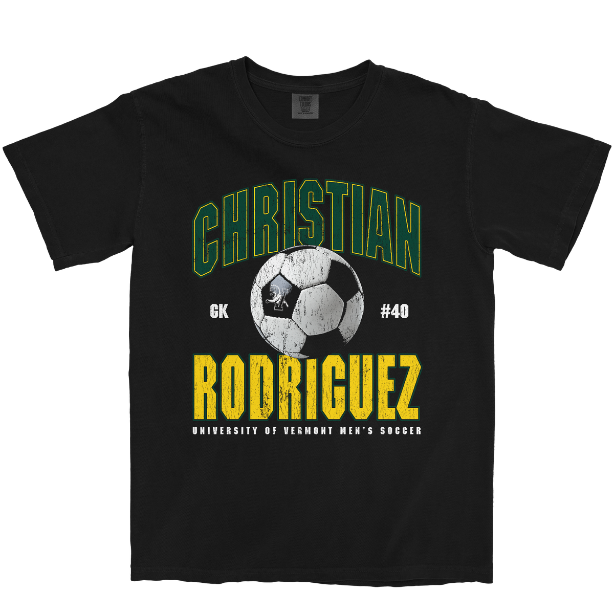 CHRISTIAN RODRIGUEZ SOCCER BLACK TEE