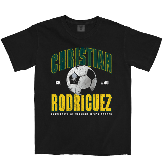 CHRISTIAN RODRIGUEZ SOCCER BLACK TEE