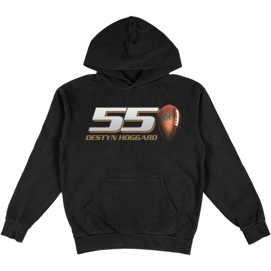 DESTYN HOGGARD '55' HEAVYWEIGHT BLACK HOODIE