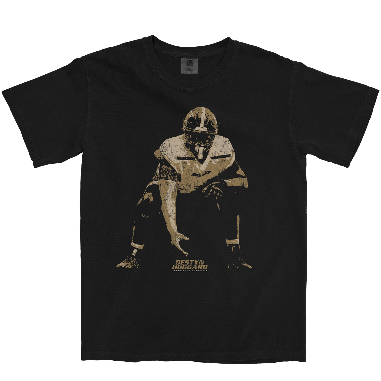 DESTYN HOGGARD GRUNGE BLACK TEE