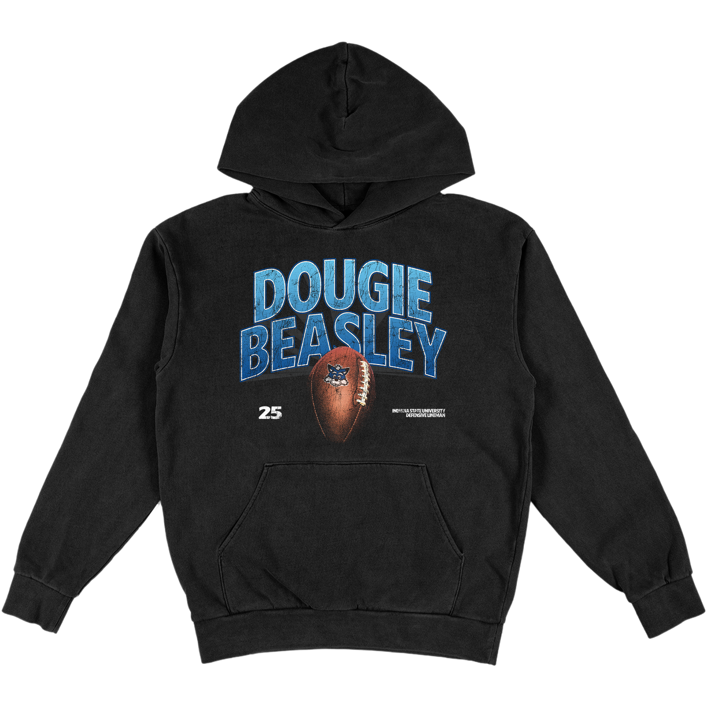 ROBERT BEASLEY HEAVYWEIGHT BLACK HOODIE