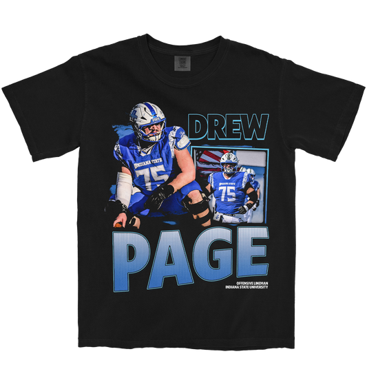 DREW PAGE GRAPHIC BLACK TEE