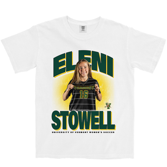 ELENI STOWELL RETRO WHITE TEE