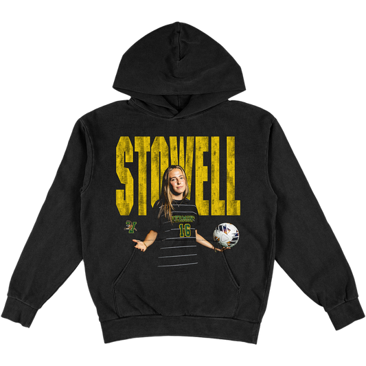 ELENI STOWELL HEAVYWEIGHT BLACK HOODIE