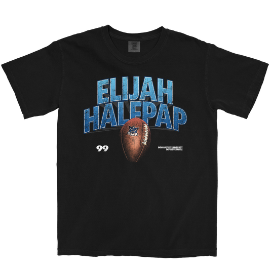 ELIJAH HALFPAP FOOTBALL BLACK TEE