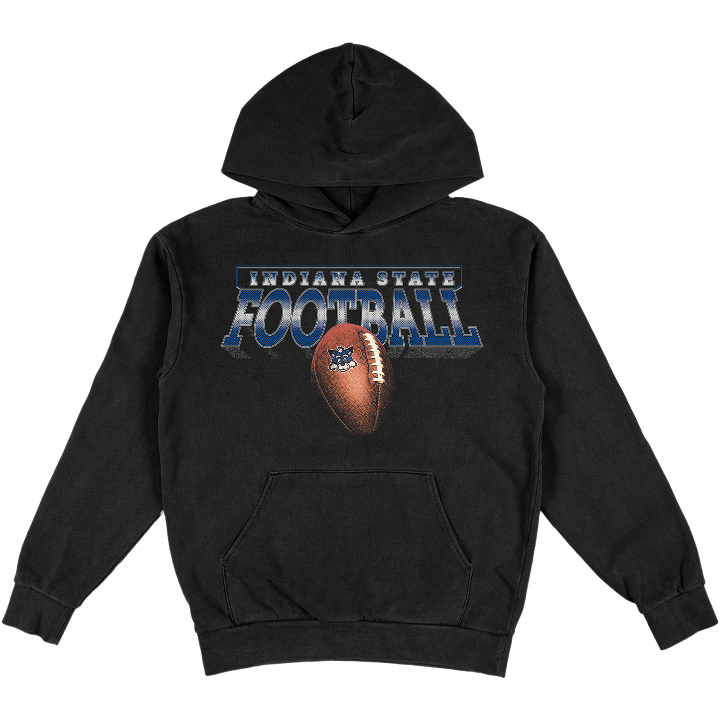 INDIANA STATE UNIVERSITY FOOTBALL HEAVYWEIGHT HOODIE