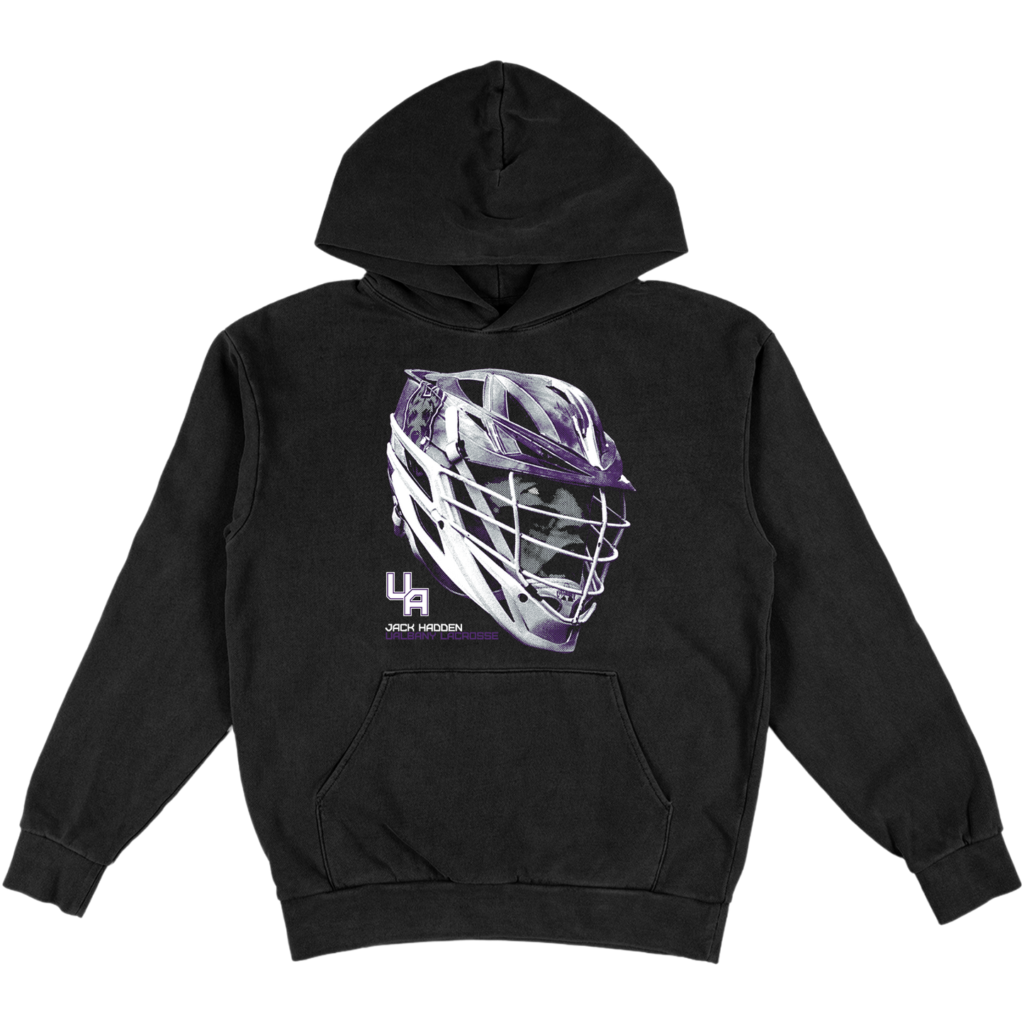 JACK HADDEN HEAVYWEIGHT BLACK HOODIE