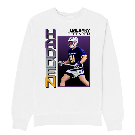 JACK HADDEN RETRO WHITE HEAVYWEIGHT CREWNECK