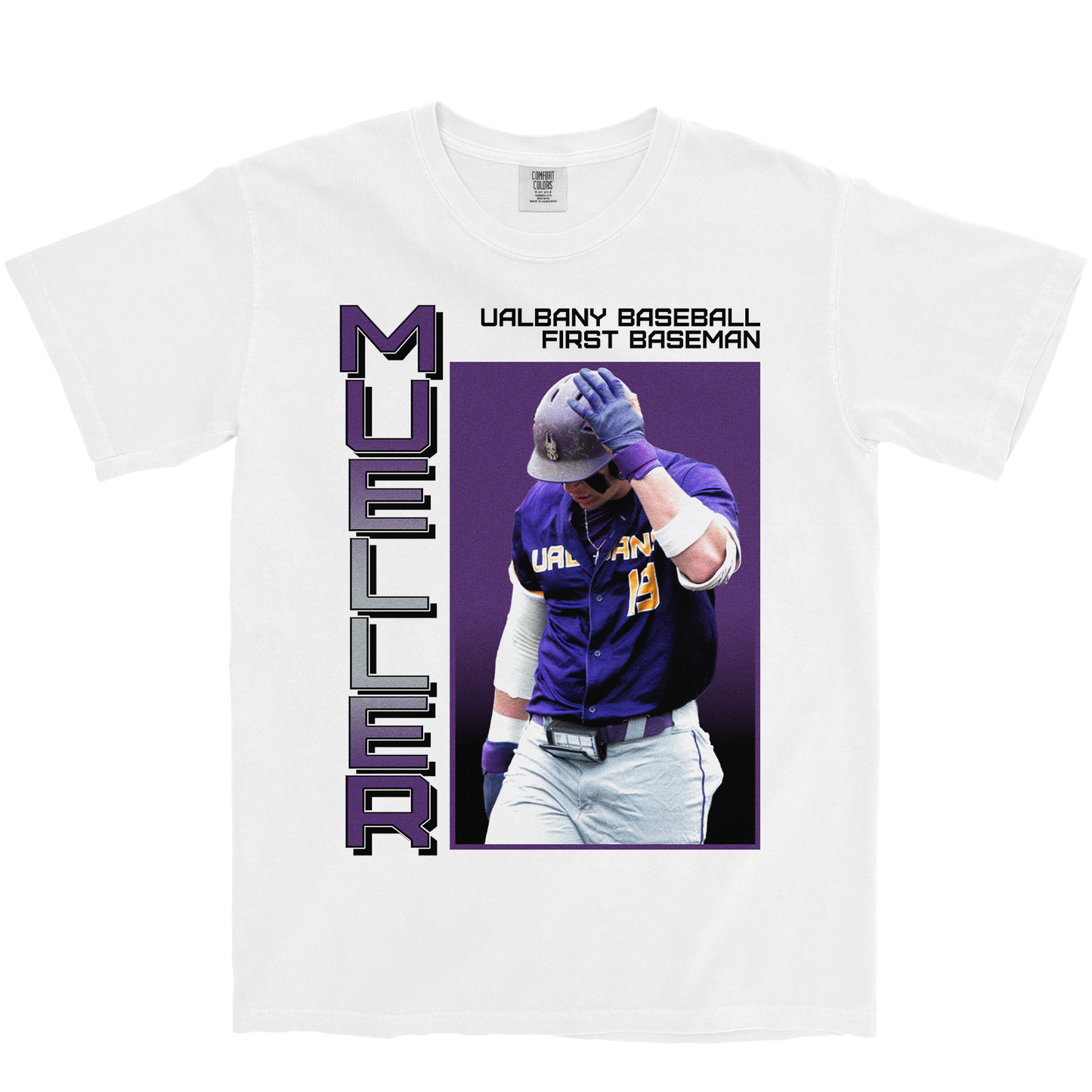 JAXON MUELLER RETRO WHITE TEE