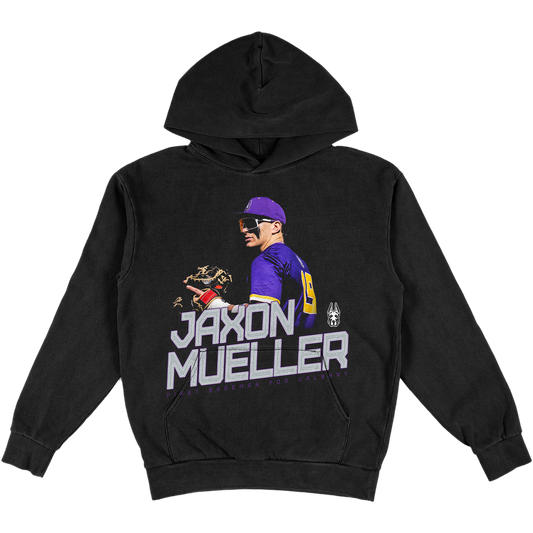 JAXON MUELLER VINTAGE BLACK HOODIE