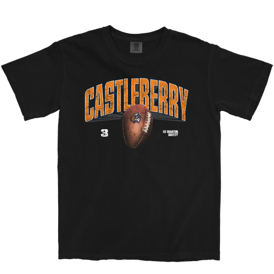 JOEL CASTLEBERRY FOOTBALL BLACK TEE