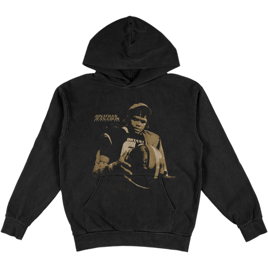 JONATHAN JEAN-LOUIS GRUNGE HEAVYWEIGHT BLACK HOODIE