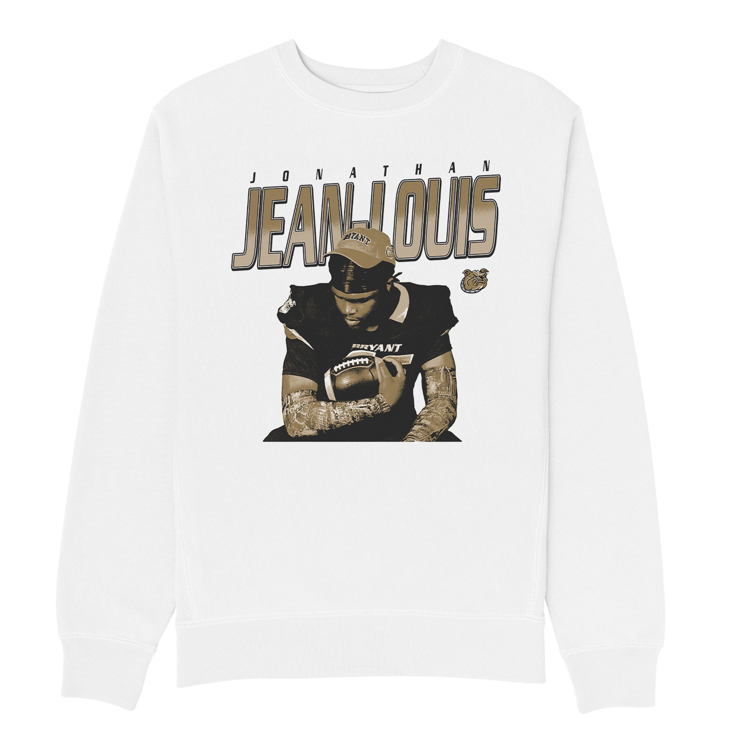 JONATHAN JEAN-LOUIS WHITE HEAVYWEIGHT CREWNECK
