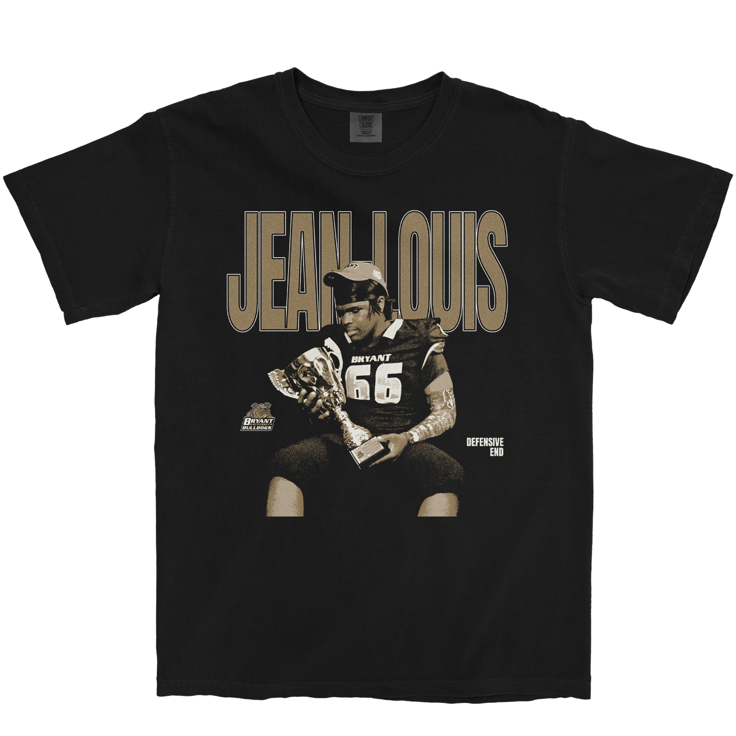 JONATHAN JEAN-LOUIS VINTAGE BLACK TEE
