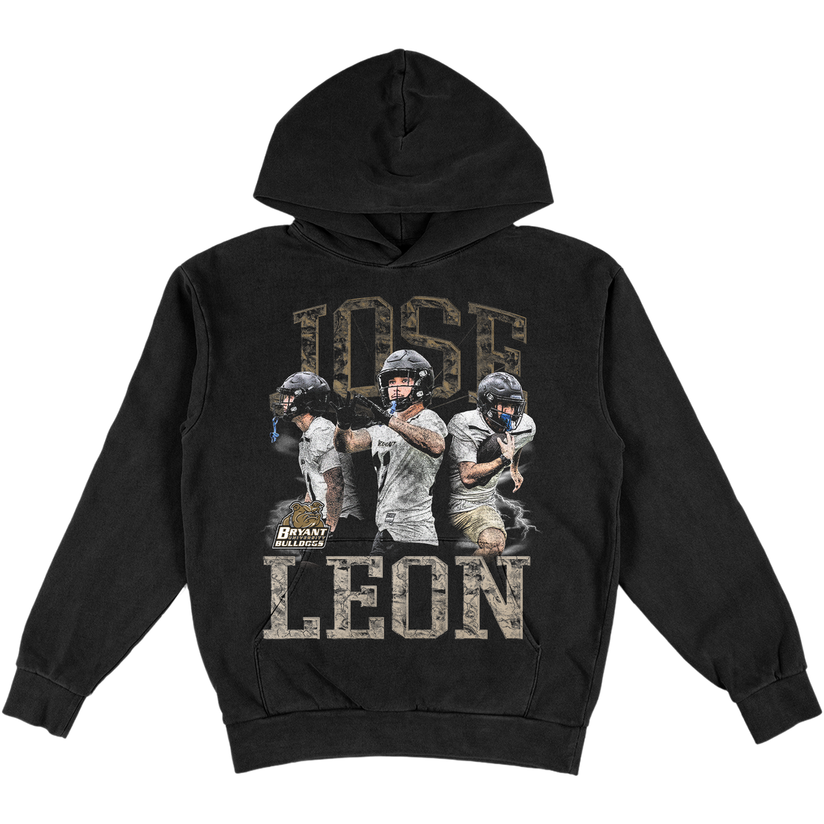 JOSE LEON HEAVYWEIGHT GRAPHIC BLACK HOODIE