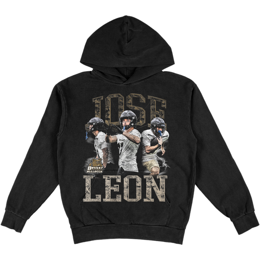 JOSE LEON HEAVYWEIGHT GRAPHIC BLACK HOODIE