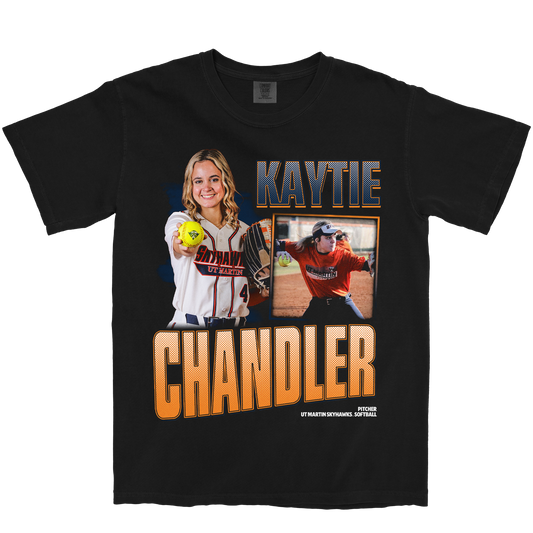 KAYTIE CHANDLER GRAPHIC BLACK TEE