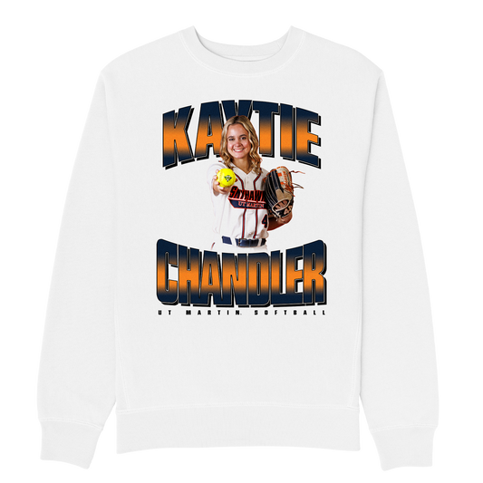 KAYTIE CHANDLER HEAVYWEIGHT WHITE CREWNECK