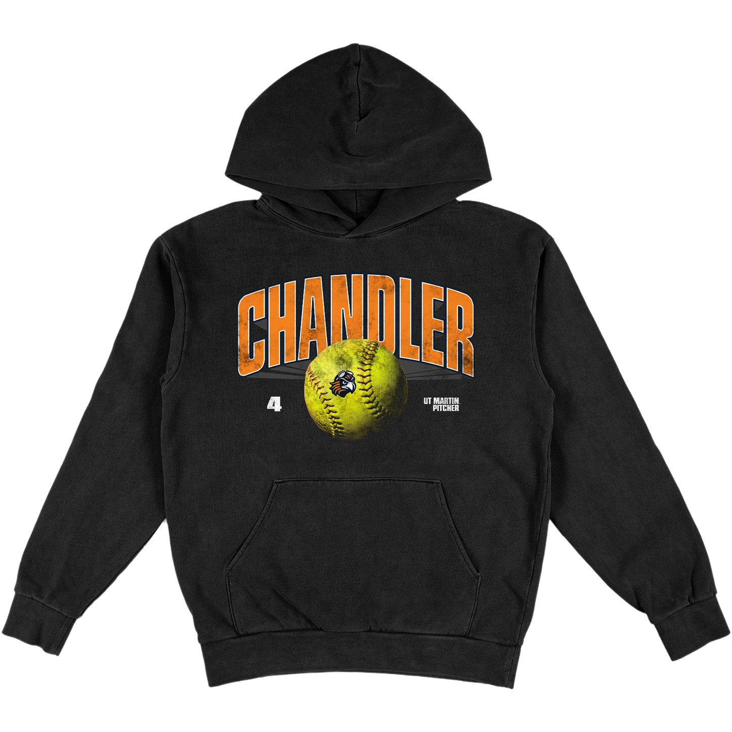 KAYTIE CHANDLER HEAVYWEIGHT BLACK HOODIE