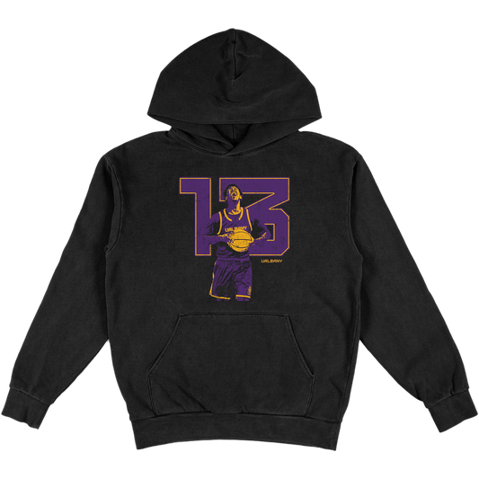 KEAN WEBB '13' HEAVYWEIGHT BLACK HOODIE