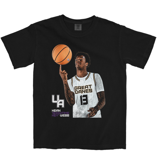 KEAN WEBB VINTAGE BLACK TEE