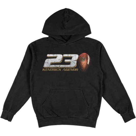 KENDRICK AGENOR HEAVYWEIGHT '23' BLACK HOODIE