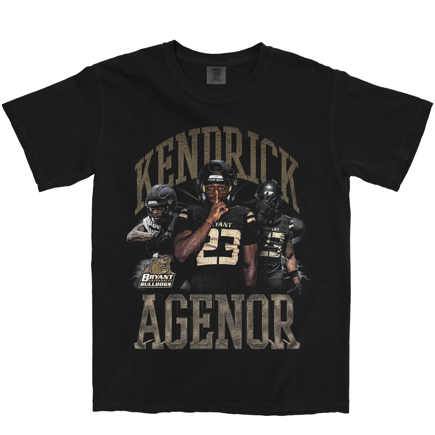 KENDRICK AGENOR GRAPHIC BLACK TEE