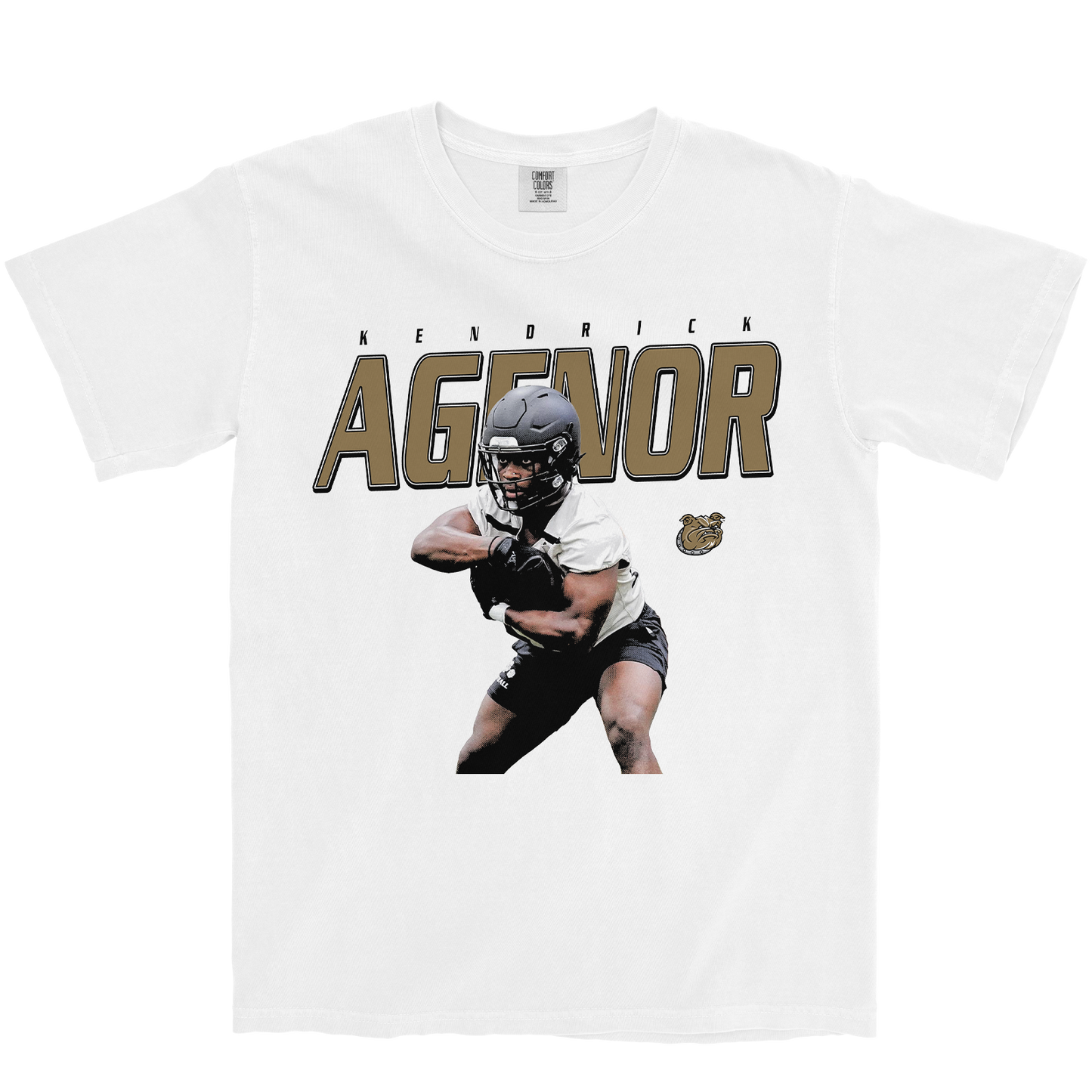 KENDRICK AGENOR RETRO WHITE TEE