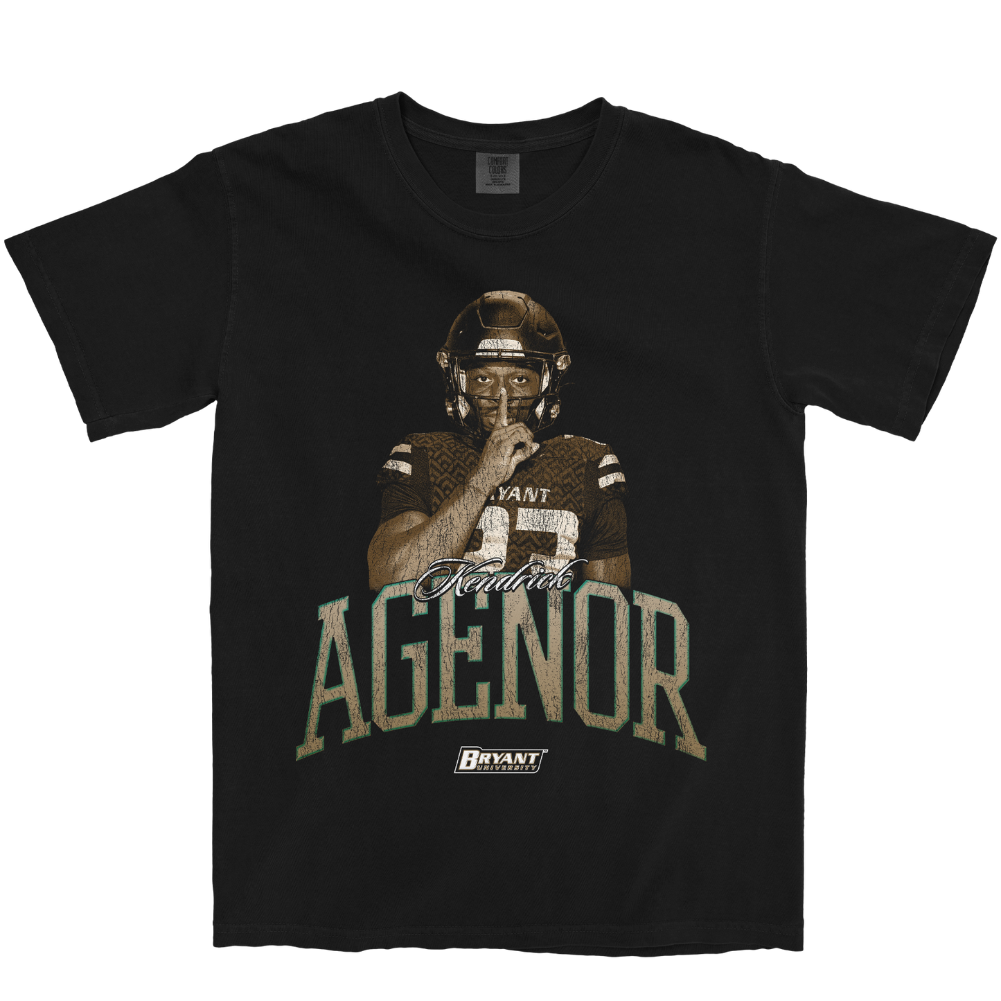 KENDRICK AGENOR VINTAGE BLACK TEE