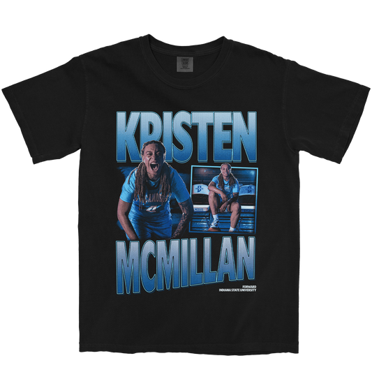 KRISTEN MCMILLAN GRAPHIC BLACK TEE