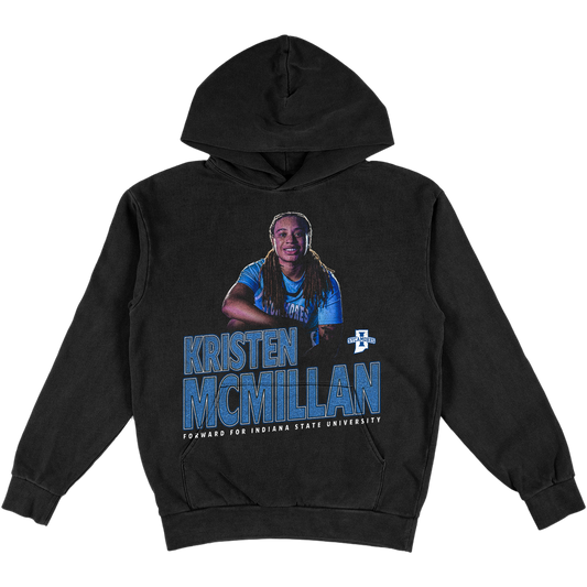 KRISTEN MCMILLAN VINTAGE HEAVYWEIGHT BLACK HOODIE