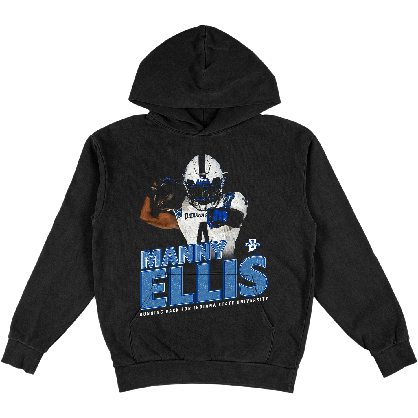 MANNY ELLIS HEAVYWEIGHT BLACK HOODIE