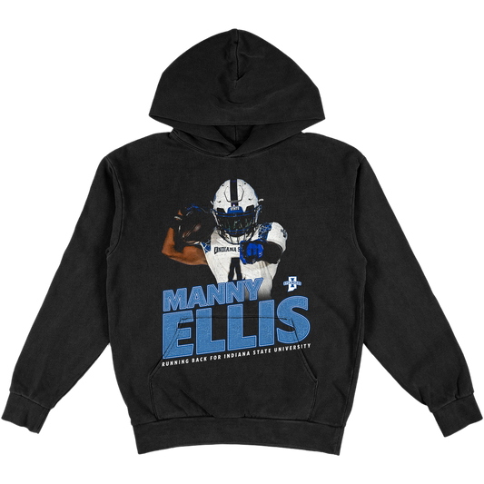 MANNY ELLIS HEAVYWEIGHT BLACK HOODIE
