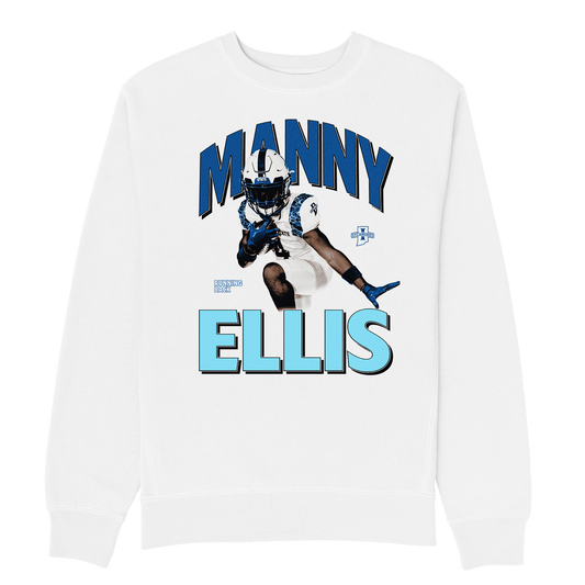 MANNY ELLIS WHITE HEAVYWEIGHT CREWNECK